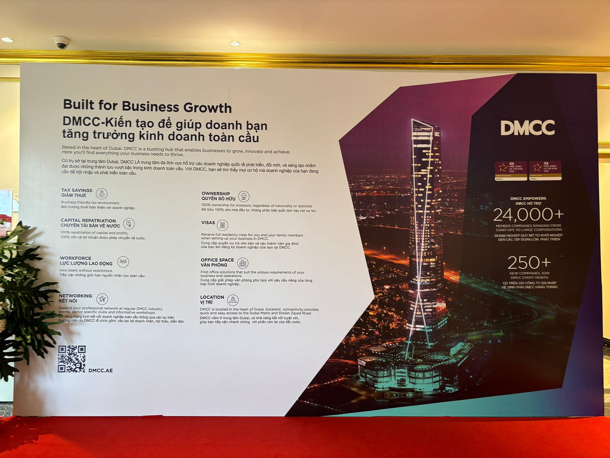 Oud Vietnam Participates in the Built for Business Growth Event by DMCC – Empowering Your Global Business Expansion
