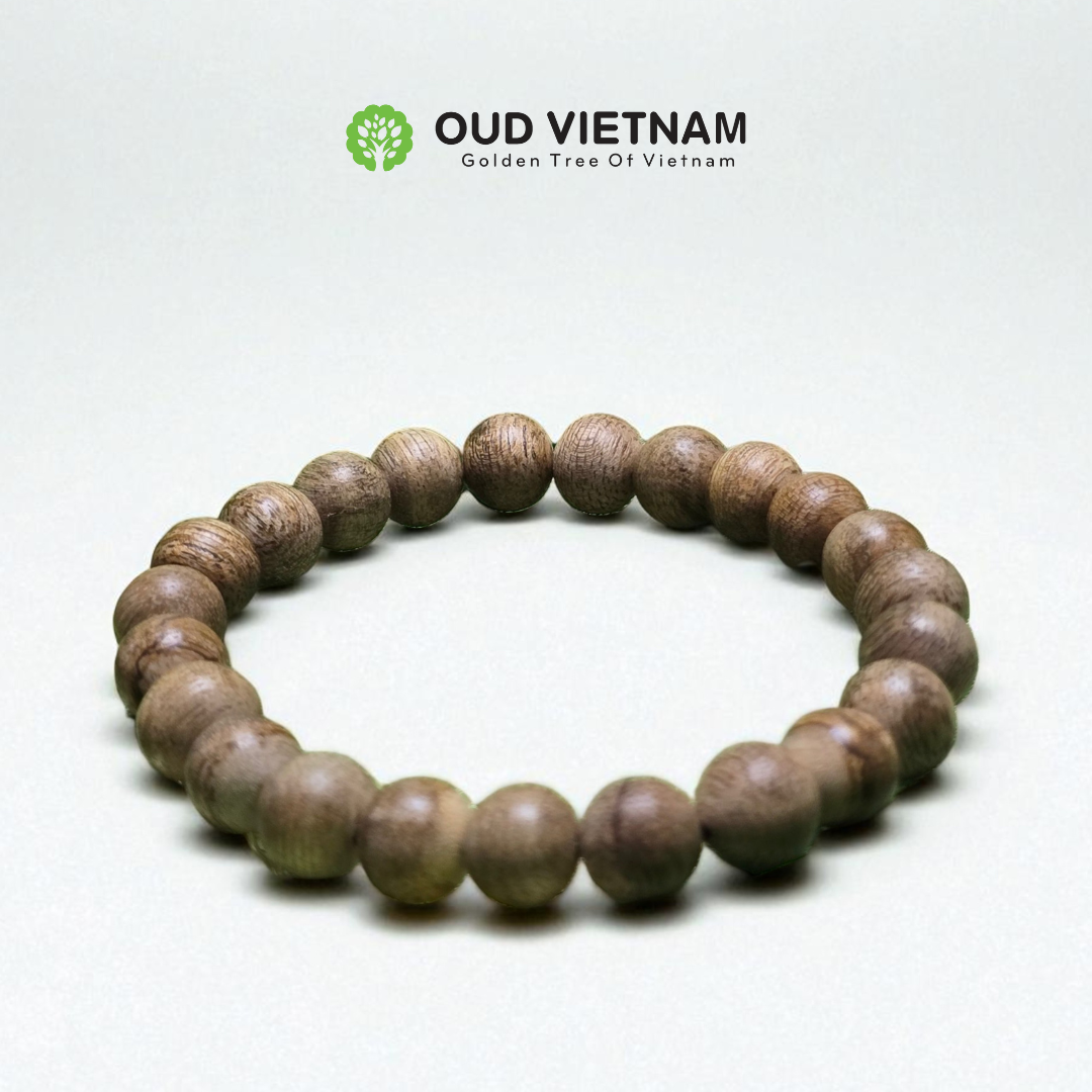 Superior Natural VietNam Oud Bracelet 8mm 22 Beads SNOB8 (PCS)