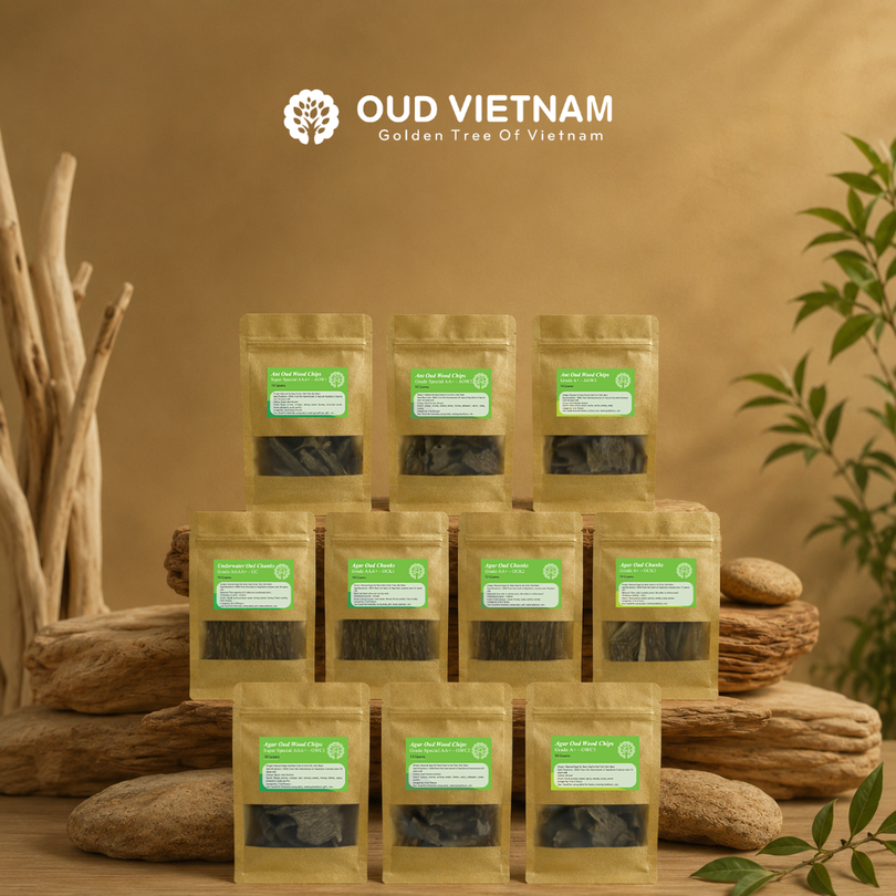 [COMBINE Trial 8 ] Combo 10 Types Oud Wood 10 grams– CBT8 (Package)