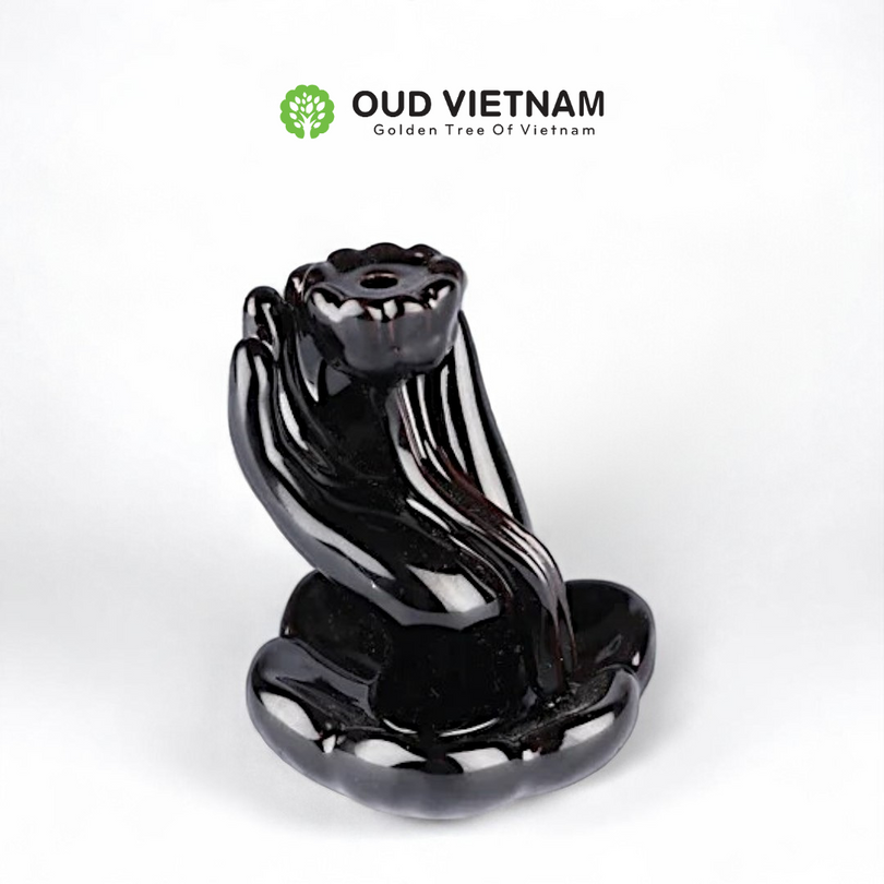 Lotus Palm Backflow Incense Burner (PCS)