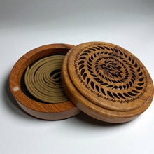 Circle Wooden burning High-end Incense Coil Burner – WCB (PCS) image 4