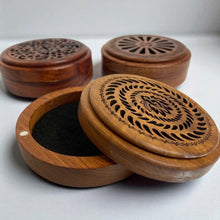 Circle Wooden burning High-end Incense Coil Burner – WCB (PCS) image 2